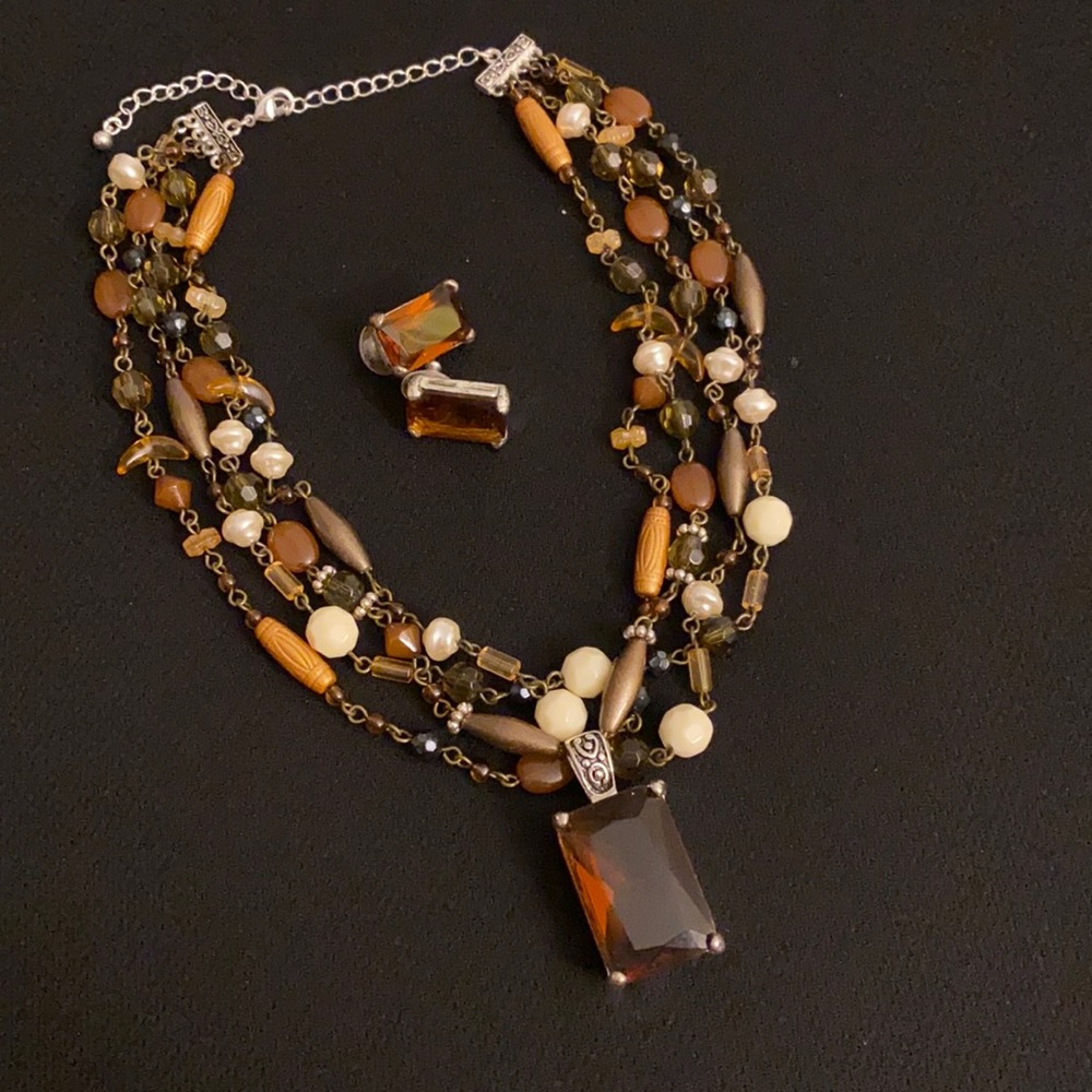 Necklace & Earrings set -18inch